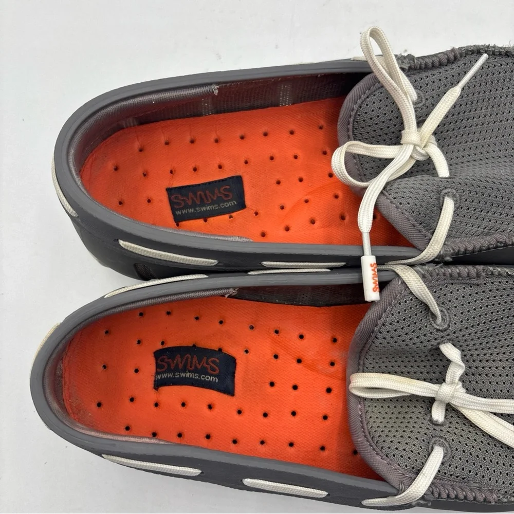 Swims Men’s Braided Lace Shoes Size 7 Gray